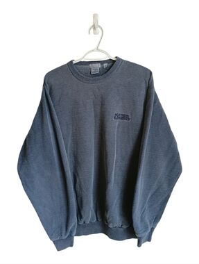 Vintage Northen Elements Crewneck Sweater Slate Blue Medium Cottagecore Grandpa
